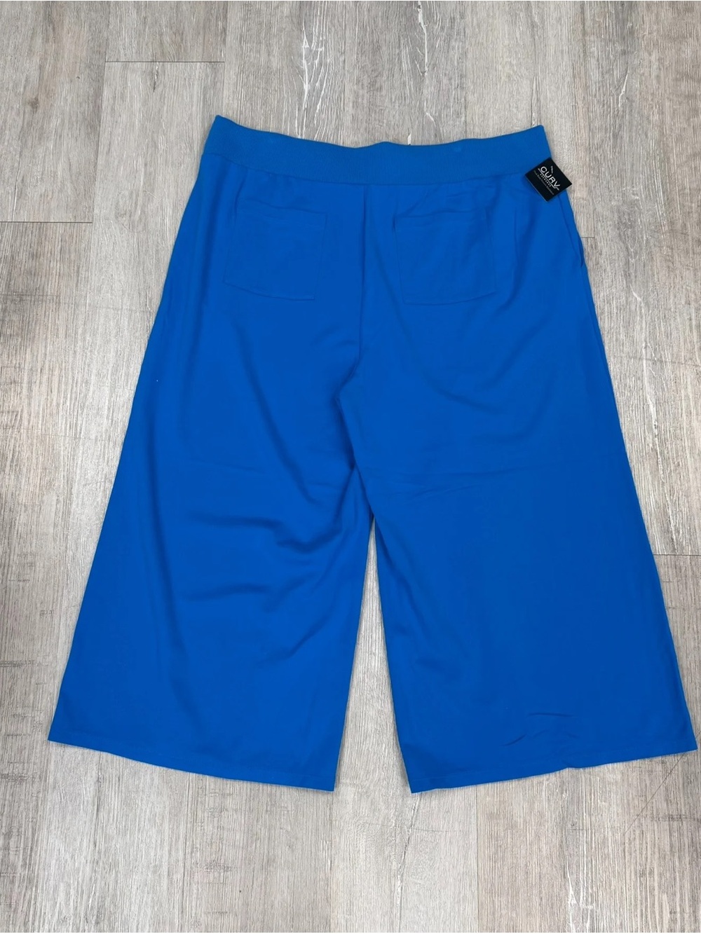 Lauren Ralph Lauren Royal Blue Cropped Wide-Leg Culotte Pants - Size XL